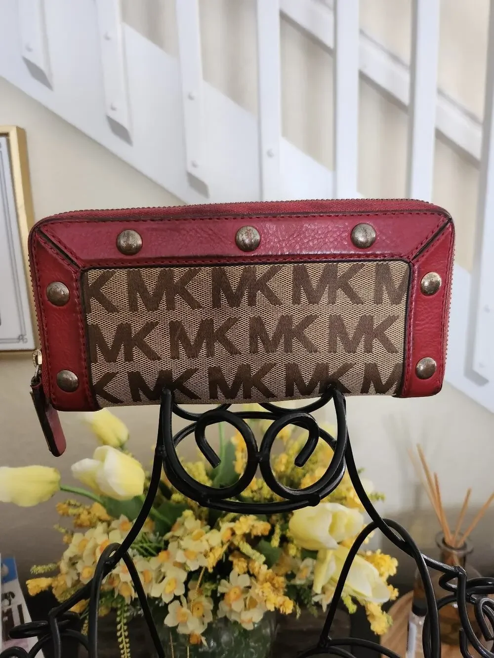 Michael Kors zip around wallet
